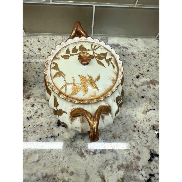 Antique Haviland Co. Limoges France Depose Creamer Sugar Bowl Porcelain Read - Picture 12 of 16